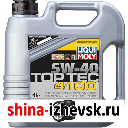 Моторное масло для автомобиля Liqui Moly Top Tec 4100 5W40 4л. в Ижевске